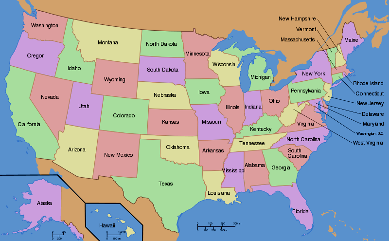 U S States By Capital Map Click Quiz By Jasonvoorhees